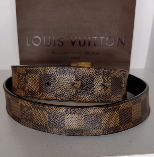 Louis Vuitton Brown Canvas Damier Ebene Geronimos Belt Bag Louis Vuitton |  The Luxury Closet