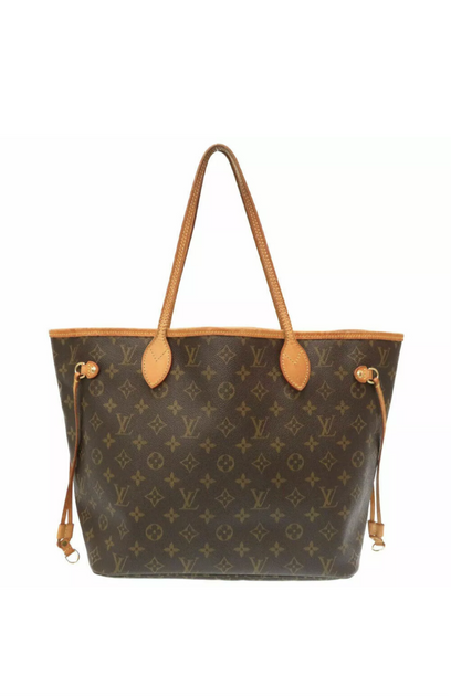 Neverfull MM Tote Bag - Luxury Other Monogram Canvas Blue