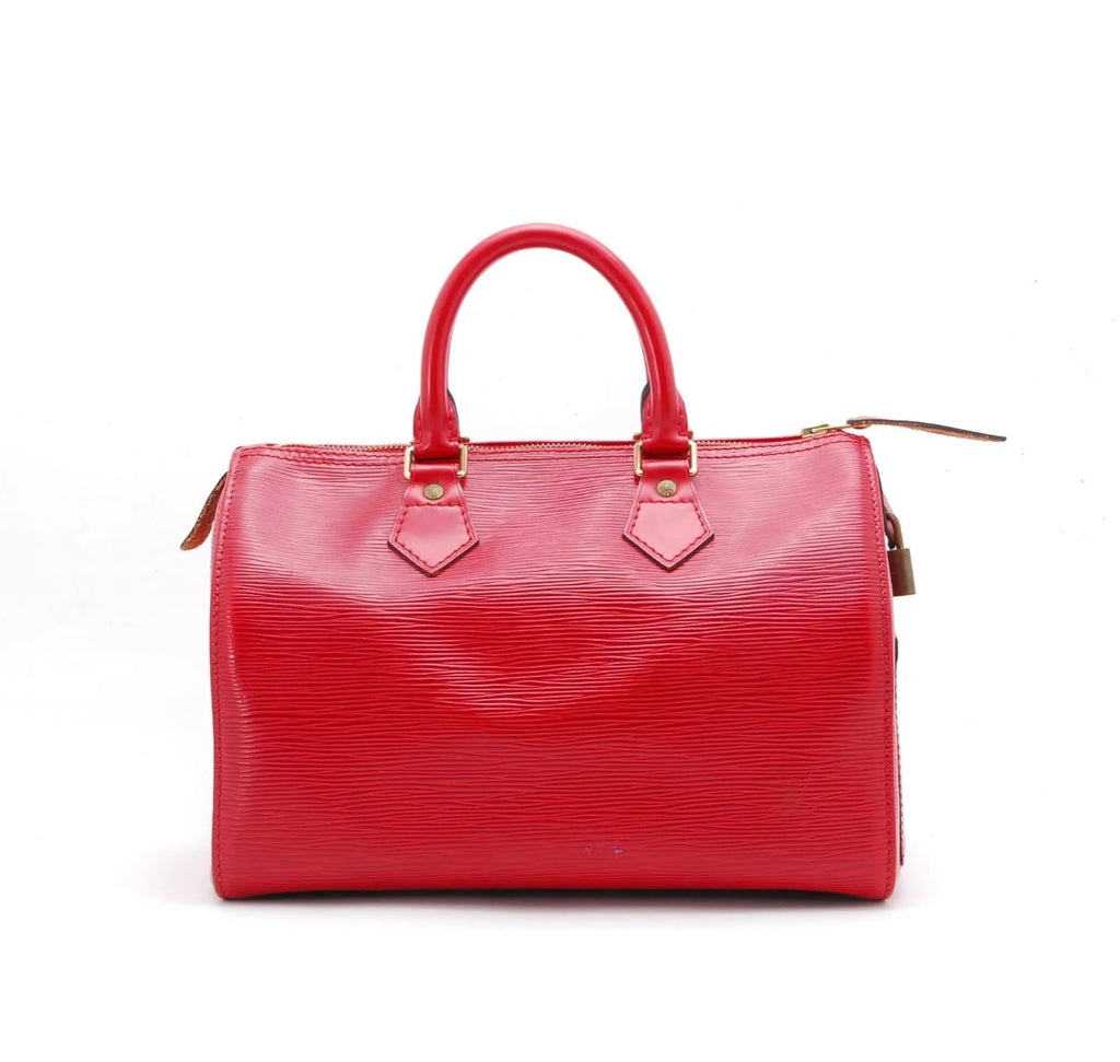 Louis Vuitton EPI Leather Speedy 25 in Red