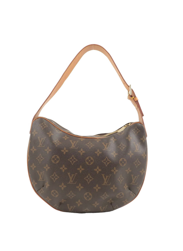 Louis Vuitton LOUIS VUITTON Croissant GM Monogram Shoulder Bag Brown Ladies