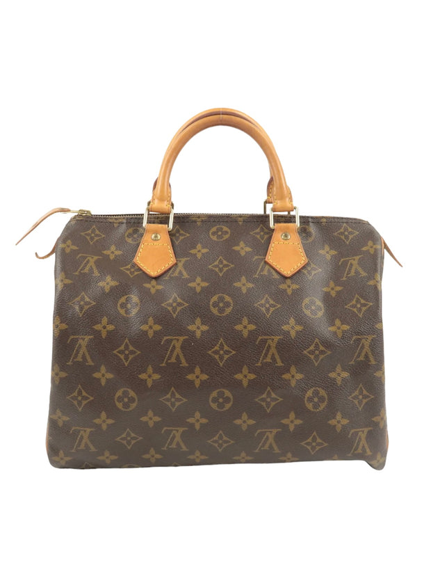 Louis Vuitton Monogram Speedy Bag 30 Brown
