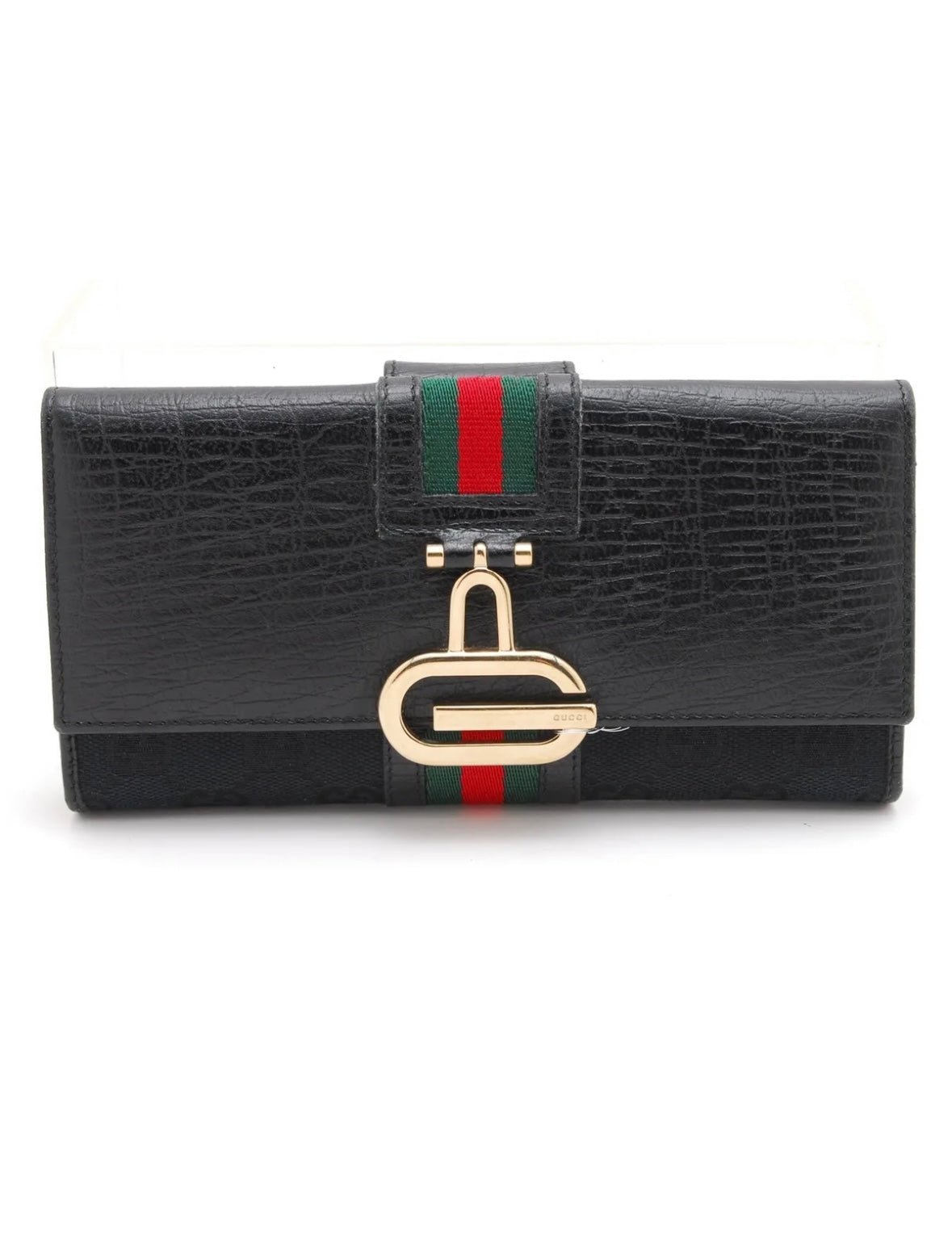 Mens Gucci Wallet Monogram Snake Bi-Fold GG Wallet Authentic for