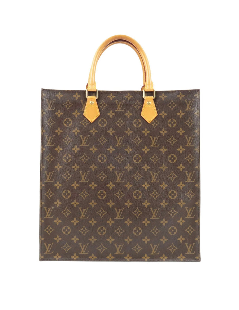 Louis Vuitton Monogram Canvas Sac Plat Tote Bag