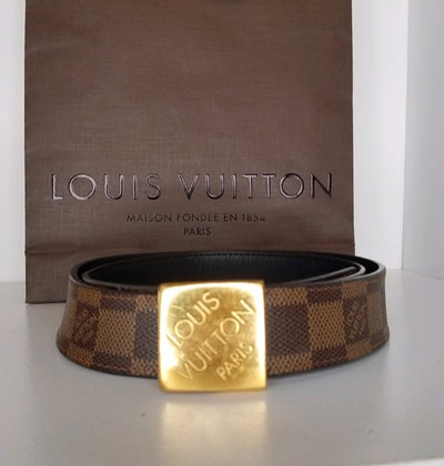 Louis Vuitton Ebene Belt - Sheree & Co. Designer Consignment