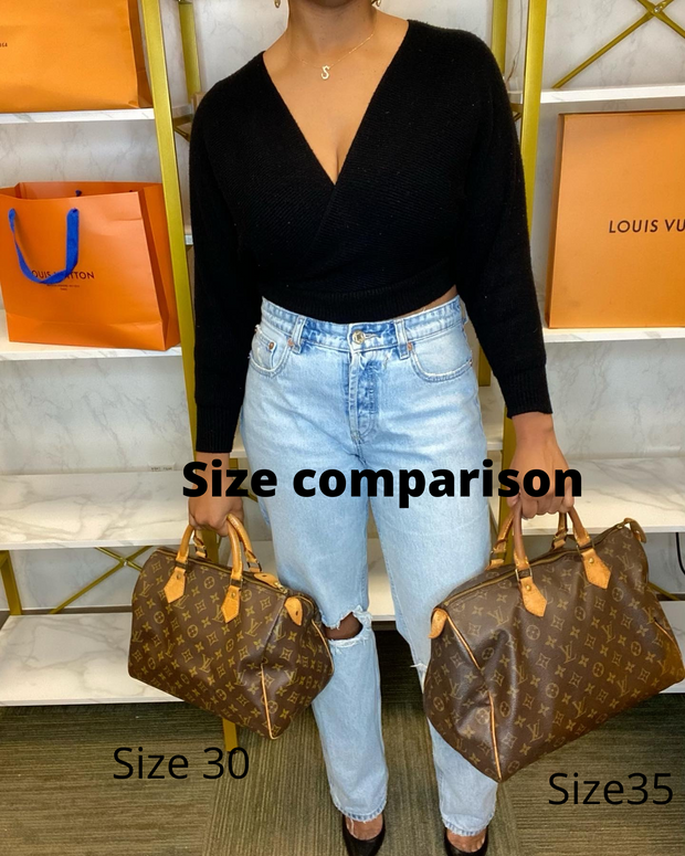 lv speedy size comparison
