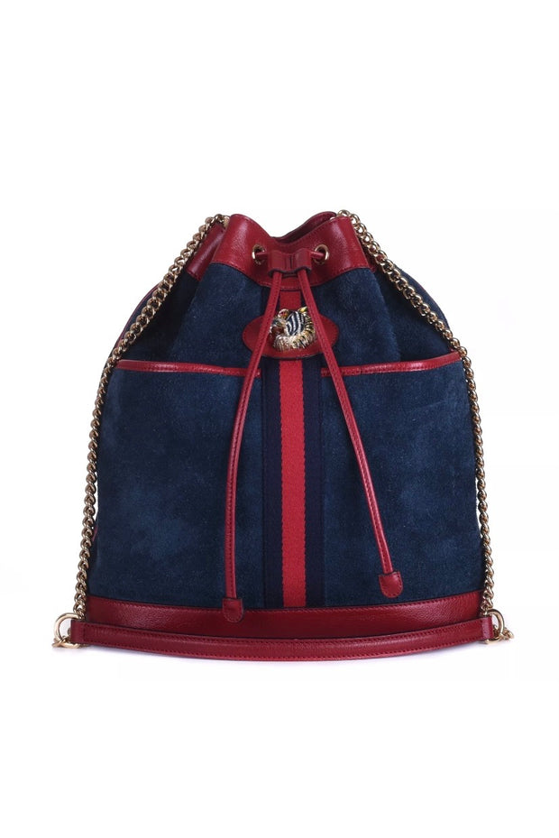 Gucci Rajah Suede Bucket Bag - Sheree & Co. Designer Consignment