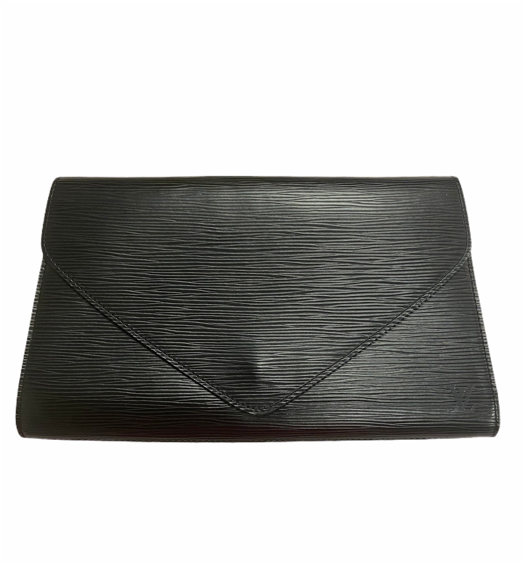 Louis Vuitton Limited Edition Essential V Platine Epi Strap Clutch Pouch -  LVLENKA Luxury Consignment