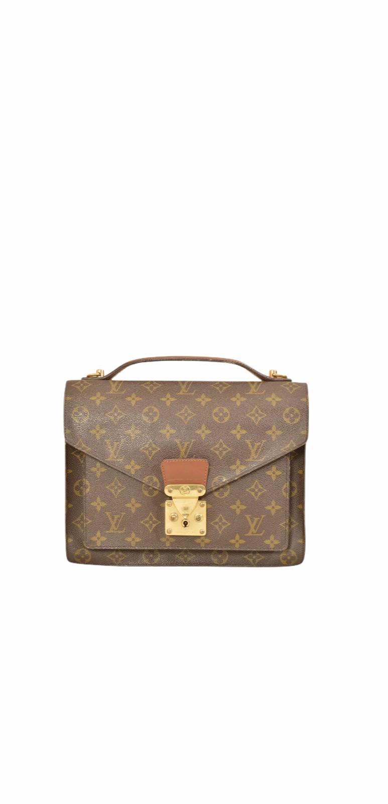 Authentic pre-owned Louis Vuitton Monceau 28 crossbody shoulder bag
