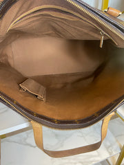Louis Vuitton Cabas Mezzo Bags Brown Leather ref.563114 - Joli Closet