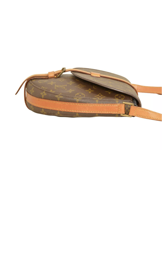 Authentic Louis Vuitton Chantilly GM Shoulder Bag Crossbody Brown #20547