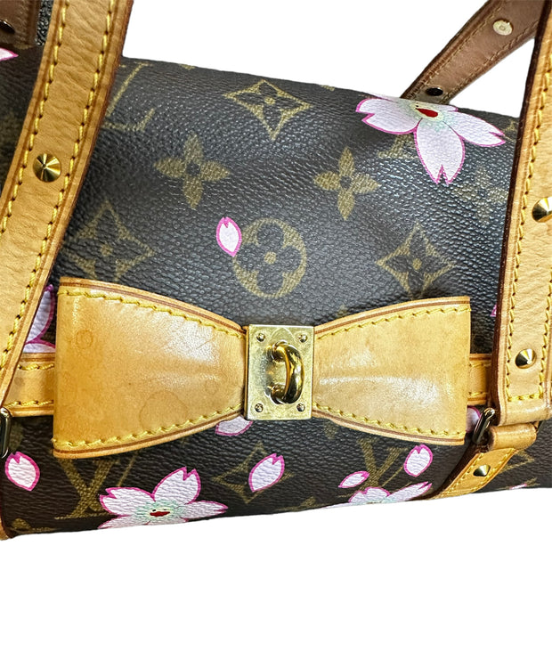 Authentic Pre Owned Louis Vuitton Cherry Blossom Papillon Shoulder