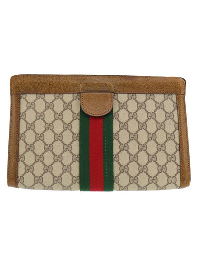 Gucci Web Stripe Clutch #103 - Sheree & Co. Designer Consignment