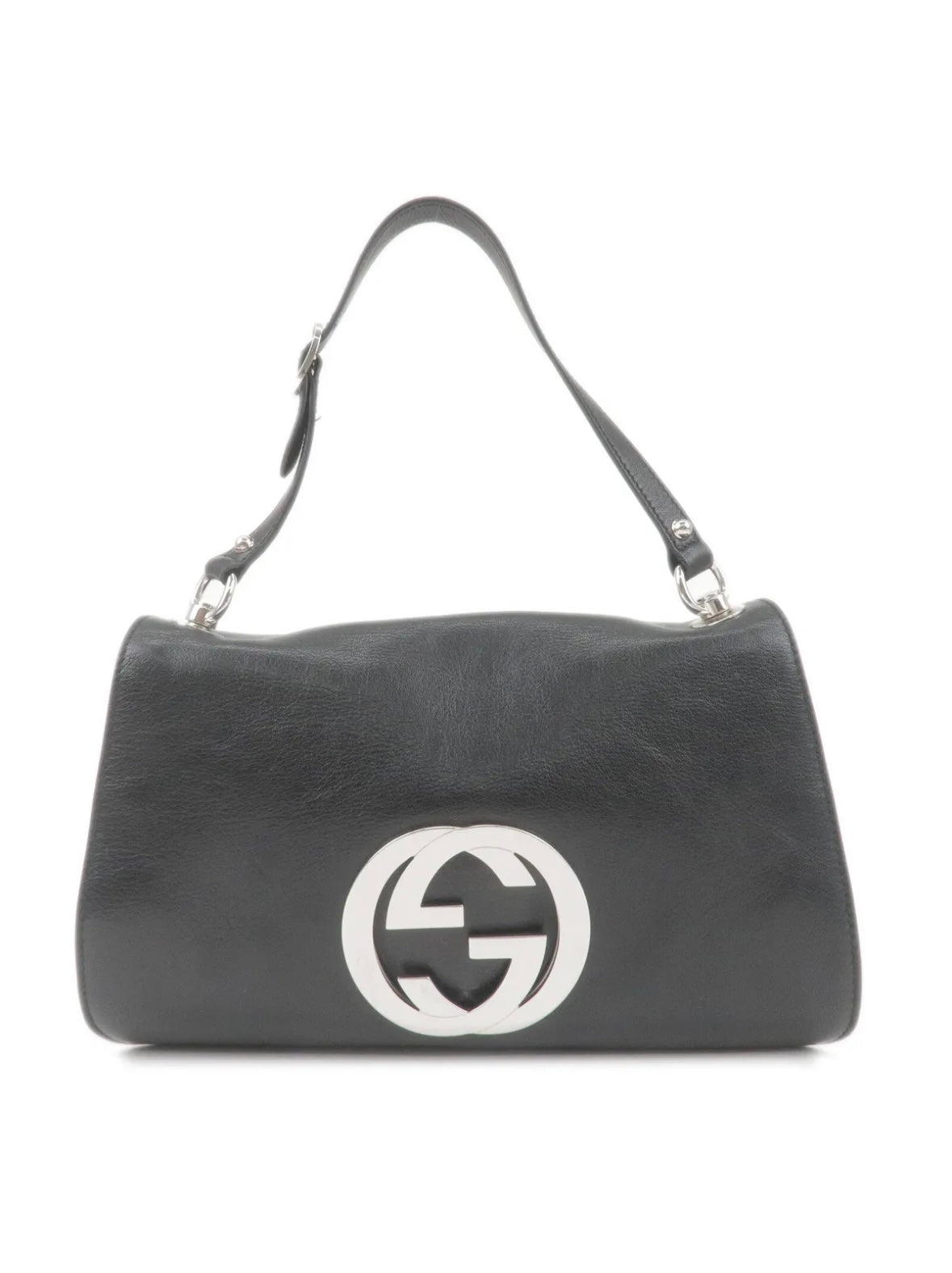 Women's brown monogram Gucci medium horse hobo shoulder bag