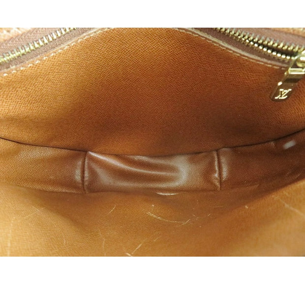 Chantilly linen crossbody bag Louis Vuitton Brown in Linen - 31161428