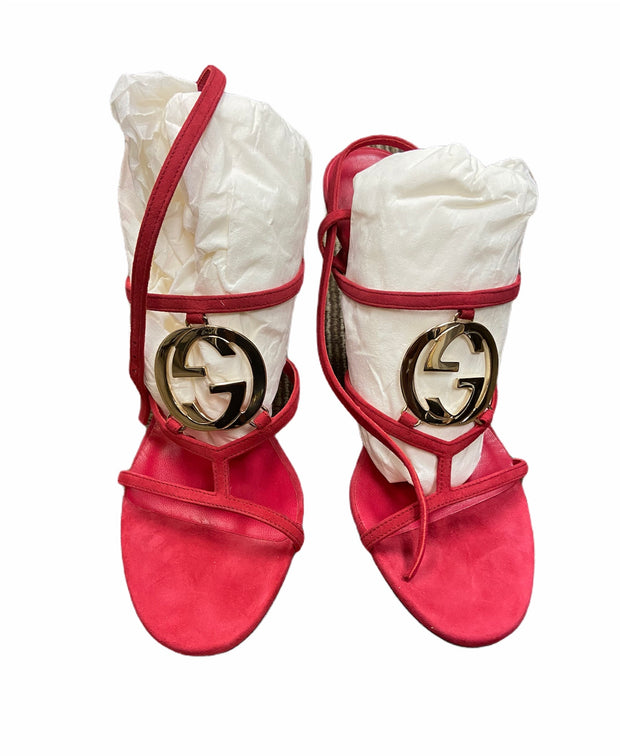 Gucci Red Sandals - Sheree & Co. Designer Consignment