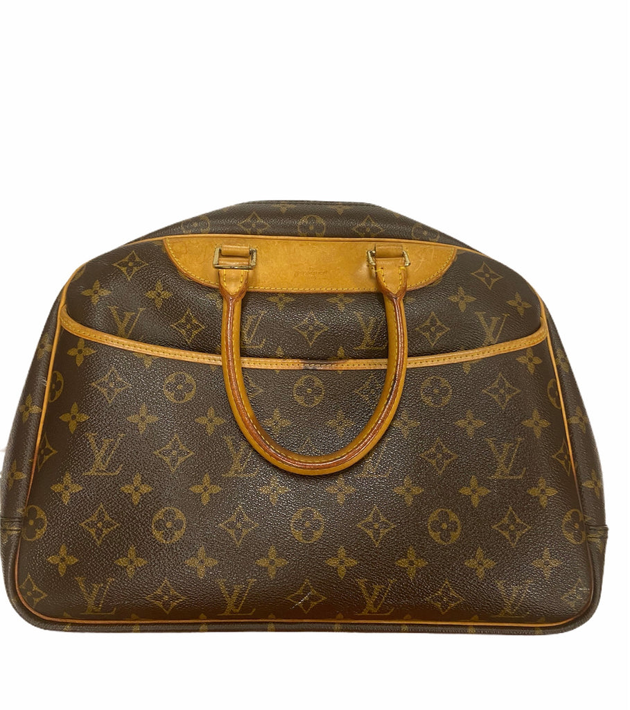 LOUIS VUITTON Mini Deauville new with box and pouch Brown Cloth