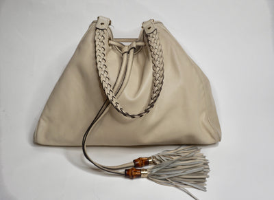 Gucci Leather Drawstring Bag - Sheree & Co. Designer Consignment