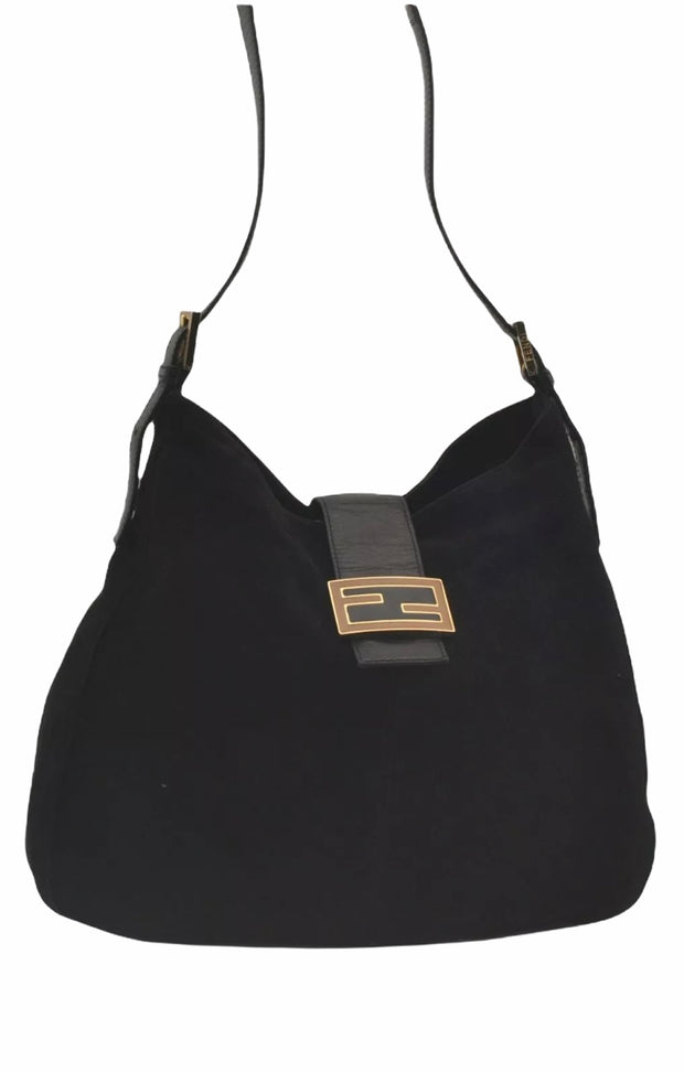 Fendi Monogram Vintage Sling Crossbody/shoulder Bag/handle Bag 